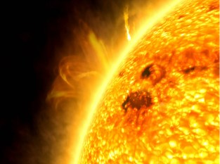 Close up of the Sun__